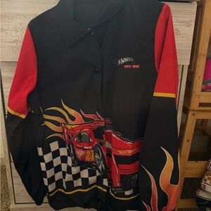 Hot Wheels Women's Black and Red Jacket